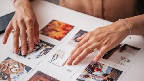 Creative Mood Board Design Process 4K Desktop Wallpaper