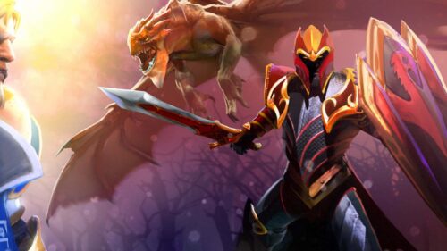 Epic Dota 2 Battle Scene High-Quality Gaming Wallpaper for PC Desktop (16:9)