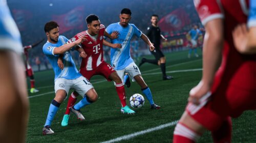 EA Sports FC 24 Professional Football Gaming Wallpaper 4K Desktop Background
