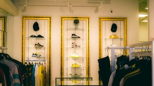 Luxury Fashion Boutique Retail Store Display 4K Desktop Wallpaper