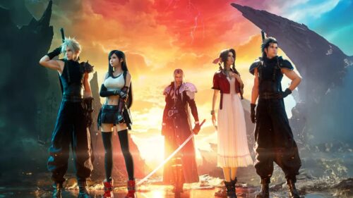 Final Fantasy VII Rebirth Cloud Strife Cinematic Gaming Wallpaper 4K Desktop Background