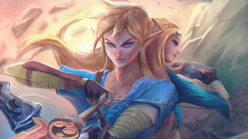 Stunning Link Zelda Gaming Wallpaper 4K High Definition Desktop Background