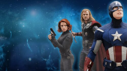 Epic Marvel Cinematic Universe Heroes Collage 4K Desktop Wallpaper