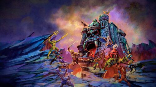 Epic He-Man and Skeletor Masters of the Universe Battle 4K PC Wallpaper
