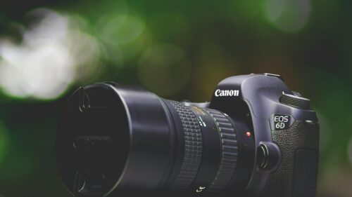 Professional Canon EOS 6D DSLR Camera Close-up 4K Wallpaper