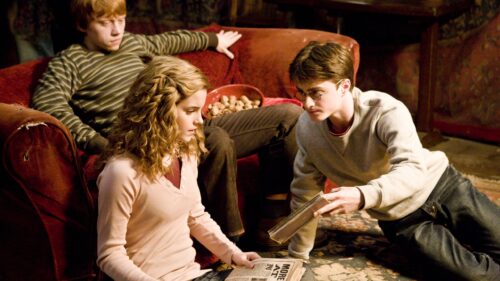 Ron Weasley Casting Magic Spells High Resolution Desktop Wallpaper