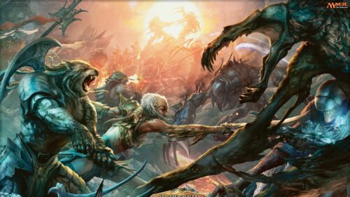 Epic Magic The Gathering Mirrodin Besieged Battle PC Wallpaper