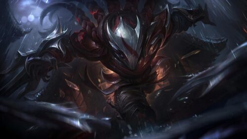 Zed Blood Moon Assassin League of Legends 4K PC Wallpaper