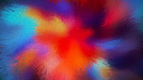 Vibrant Abstract Explosion of Colors 4K PC Wallpaper
