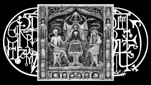 Gothic Chess Match with Death Dark Medieval Art 4K PC Wallpaper