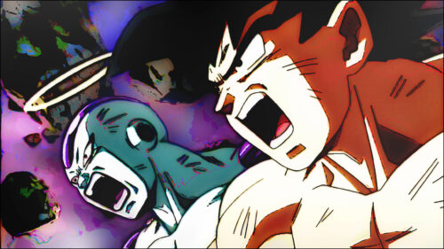 Goku vs Frieza Intense Battle Dragon Ball Z 4K Wallpaper