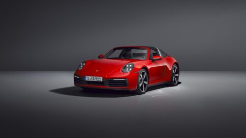 Stunning Red Porsche 911 Targa Sportscar High Resolution PC Wallpaper