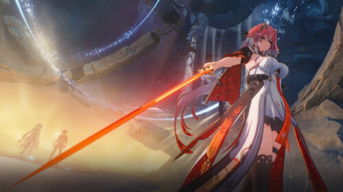 Fu Xuan Honkai Star Rail Cinematic Sword Stance 4K Desktop Wallpaper