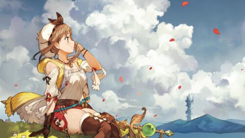 Reisalin Stout Atelier Ryza Anime Girl Scenic Sky PC Wallpaper