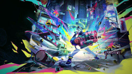 Rebecca Cyberpunk Edgerunners Action High Quality 4K PC Wallpaper