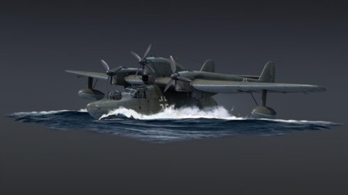 Blohm and Voss BV 138 Flying Boat Sea Landing Desktop Wallpaper