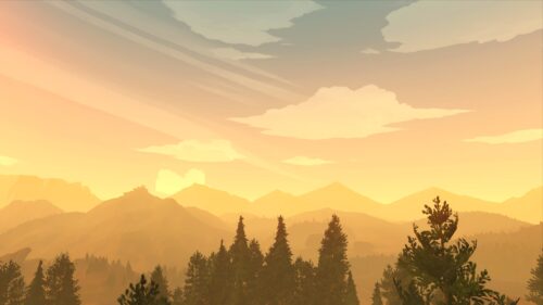 Breathtaking Golden Hour Mountain Landscape 4K PC Wallpaper