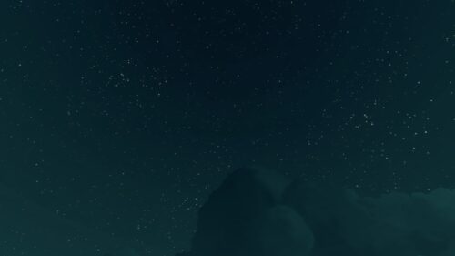 Minimalist Dark Blue Starry Night Sky 4K Desktop Wallpaper