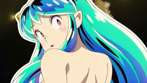 Lum Invader Beautiful Anime Girl Vibrant Hair Desktop Wallpaper
