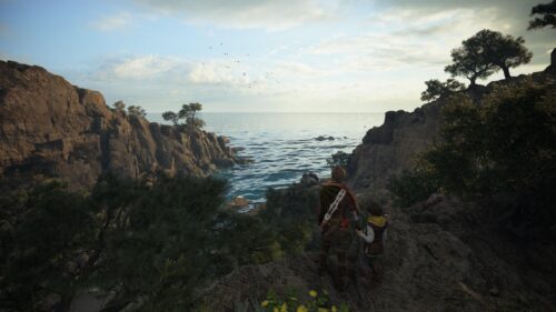 Amicia and Hugo Looking at the Horizon A Plague Tale Requiem PC Wallpaper