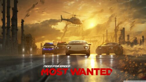 Need for Speed Most Wanted High Speed Police Chase 4K Desktop Wallpaper