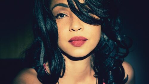 Stunning Close Up Portrait of Sade Adu Iconic Singer 4K Desktop Wallpaper