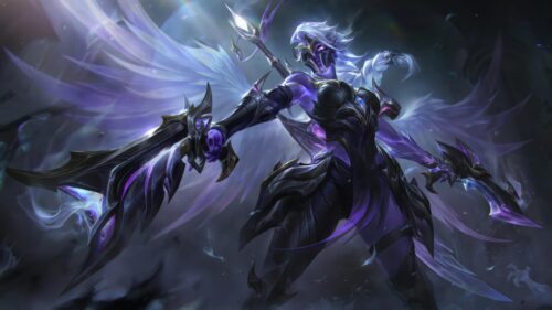 Stunning Kayle League of Legends Winged Warrior PC Wallpaper
