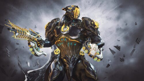 Stunning Warframe Tenno Combat 4K Gaming Wallpaper for Desktop PC – High Quality Landscape Background