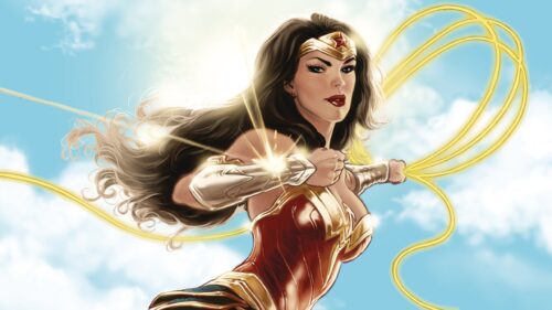 Epic Wonder Woman Cinematic Portrait 4K Desktop Wallpaper