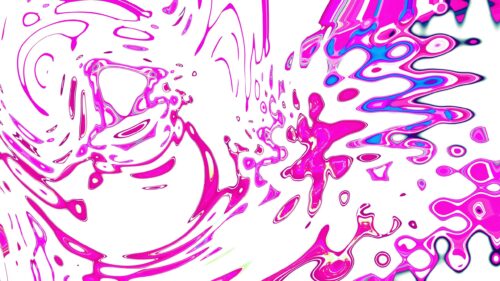 Vivid Pink and Blue Abstract Liquid Swirls 4K Desktop Wallpaper