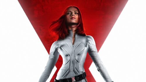 Stunning Black Widow Marvel Cinematic Universe Action Pose 4K PC Wallpaper