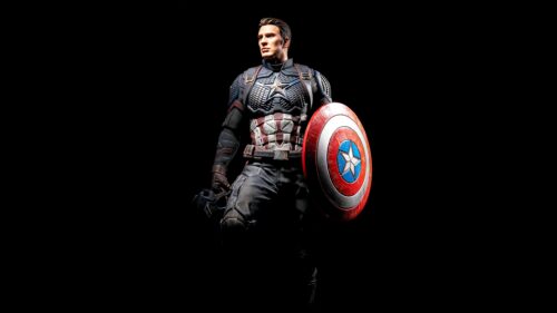 Epic Captain America Shield Cinematic 4K Desktop Wallpaper