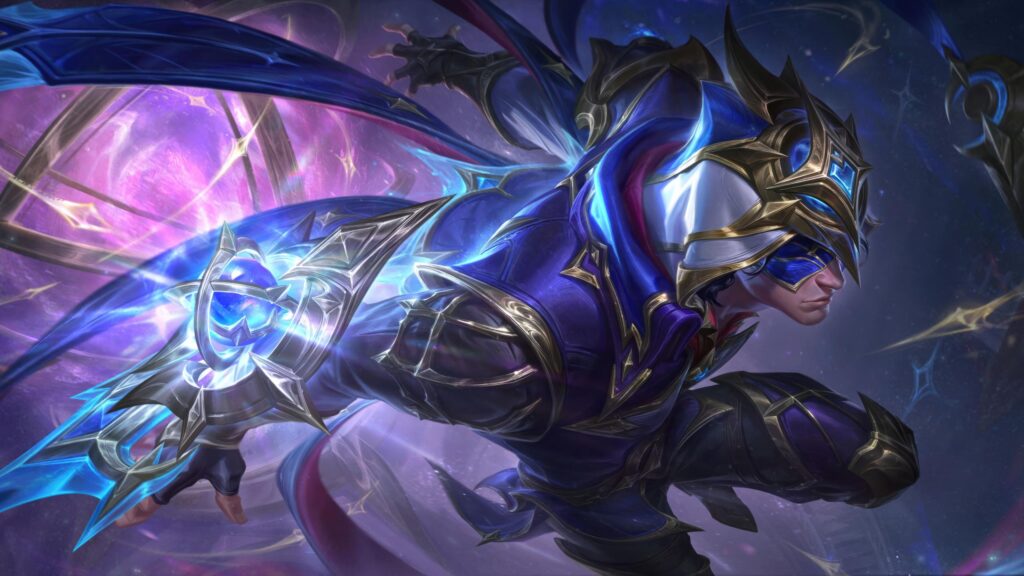 Cosmic Talon League of Legends Champion Action Art PC Wallpaper