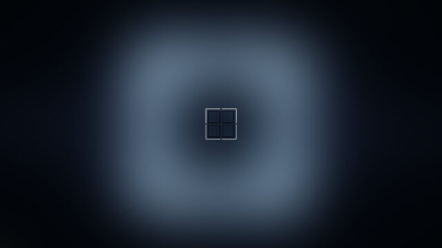 Minimalist Dark Windows Logo Aesthetic 4K PC Wallpaper