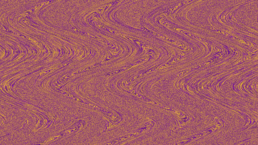Abstract Liquid Wave Purple and Gold Texture 4K Desktop Wallpaper