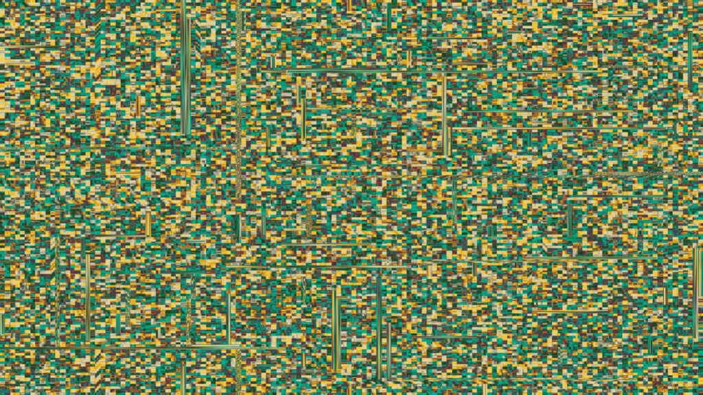 Abstract Glitch Digital Art Mosaic Pattern 4K PC Wallpaper