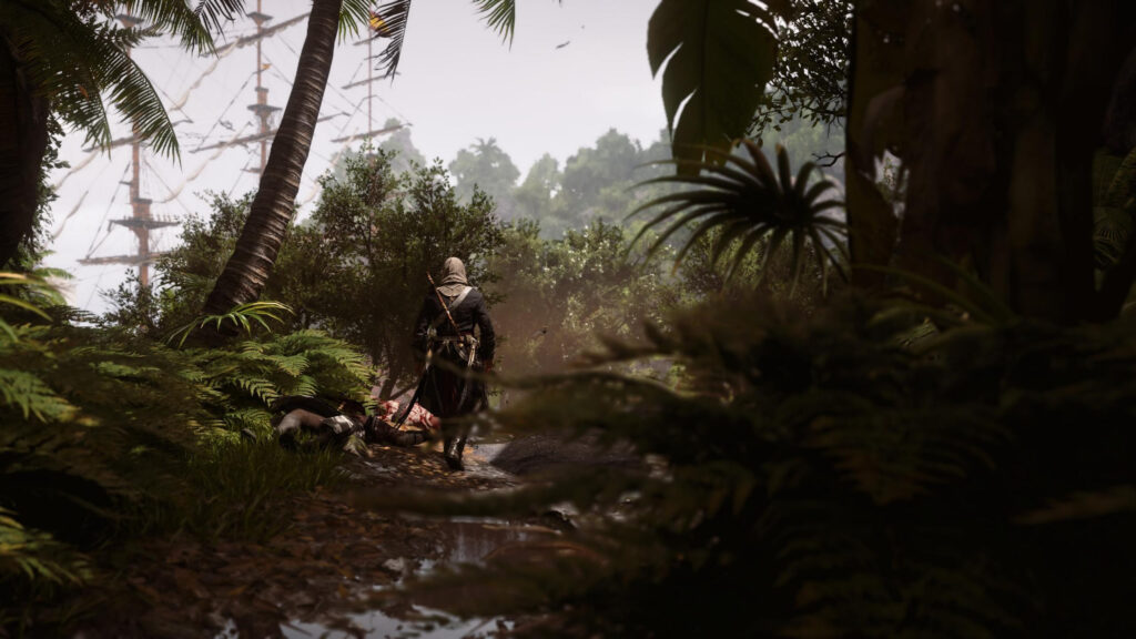 Assassin Edward Kenway in Tropical Jungle Assassin's Creed Black Flag PC Wallpaper