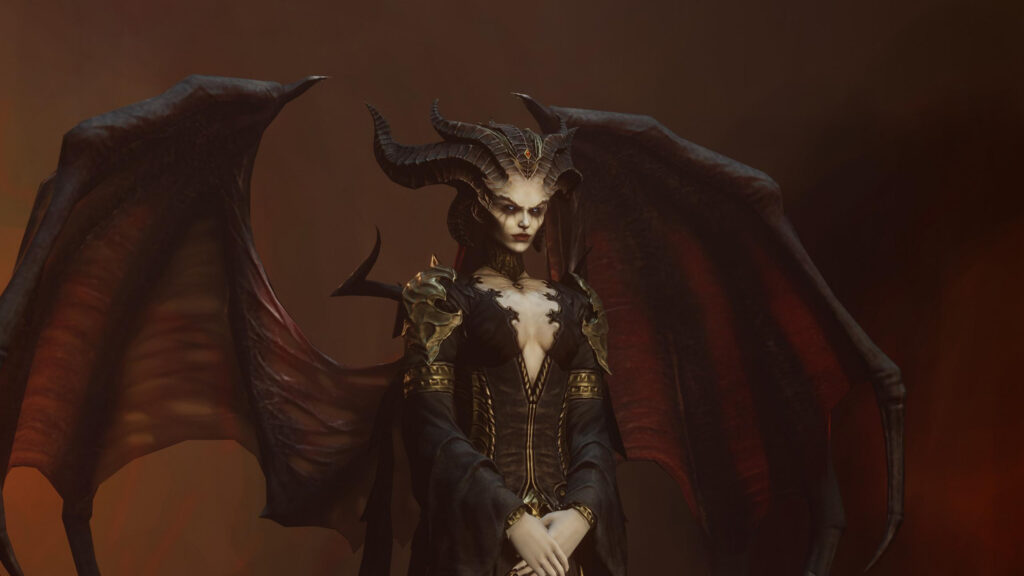 Lilith Diablo IV Dark Fantasy Queen 4K PC Wallpaper