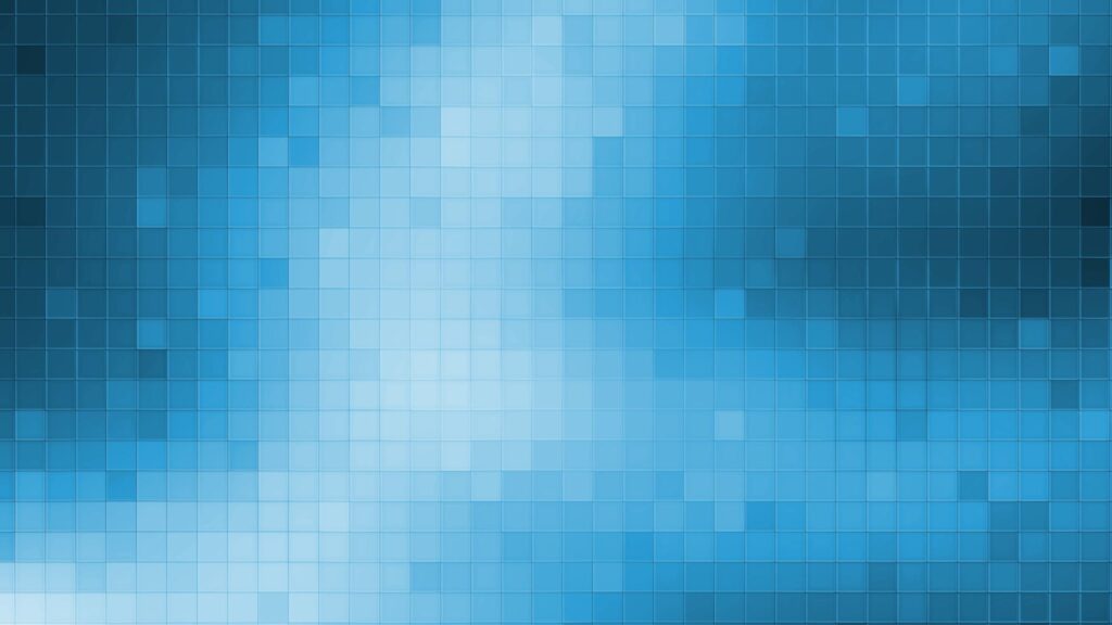Abstract Blue Pixel Grid Minimalist Desktop Wallpaper