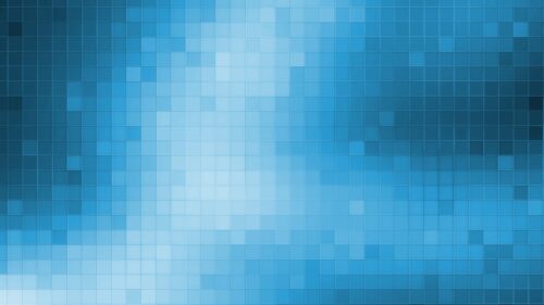 Abstract Blue Pixel Grid Minimalist Desktop Wallpaper