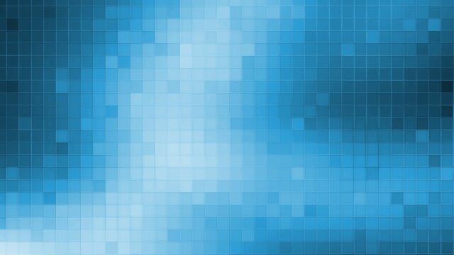 Abstract Blue Pixel Grid Minimalist Desktop Wallpaper