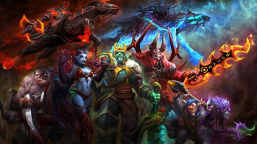 Epic Fantasy Battle Warriors and Monsters 4K PC Wallpaper