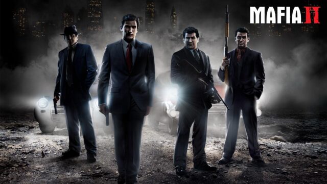 Mafia II Vito Scaletta and Gangsters Cinematic 4K Desktop Wallpaper
