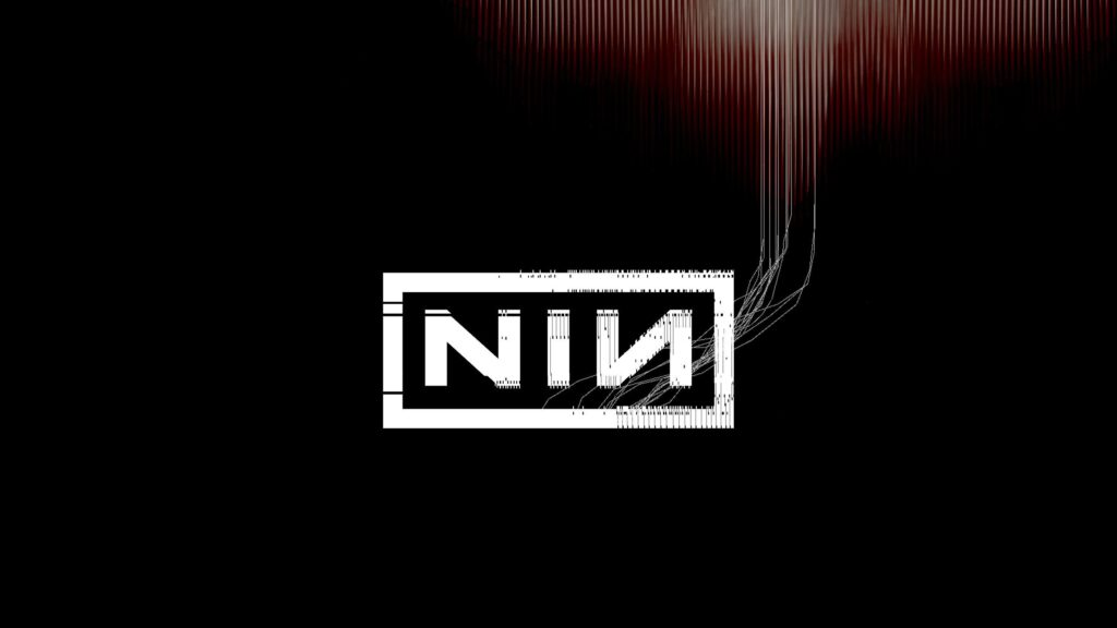 Nine Inch Nails NIN Logo Glitch Aesthetic 4K PC Wallpaper