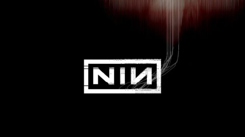 Nine Inch Nails NIN Logo Glitch Aesthetic 4K PC Wallpaper