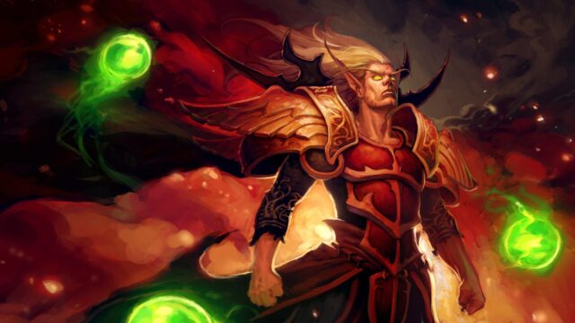 Blood Elf Warrior Kaelthas Sunstrider Epic Fantasy 4K Wallpaper