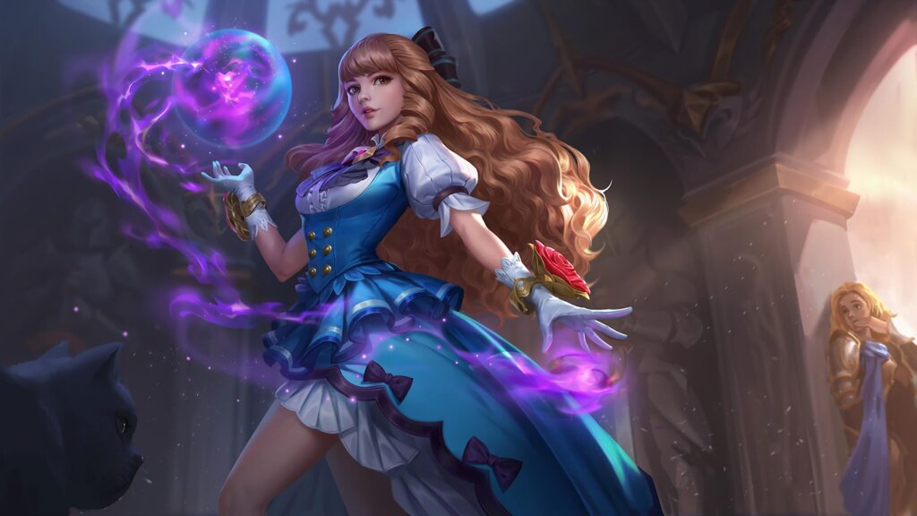 Guinevere Mobile Legends Magical Fantasy Girl Desktop Wallpaper