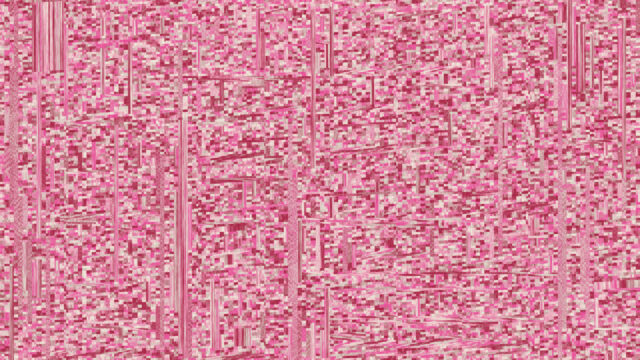 Abstract Pink Pixel Glitch Art Pattern 4K Desktop Wallpaper