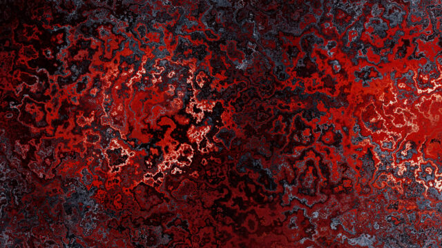 Intense Abstract Crimson and Charcoal Swirls 4K PC Wallpaper