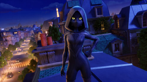 Black Panther Miraculous Paris Night Scene 4K PC Wallpaper